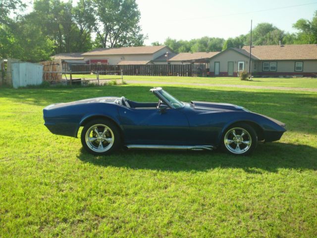 1970 Blue Chevrolet Corvette Convertible