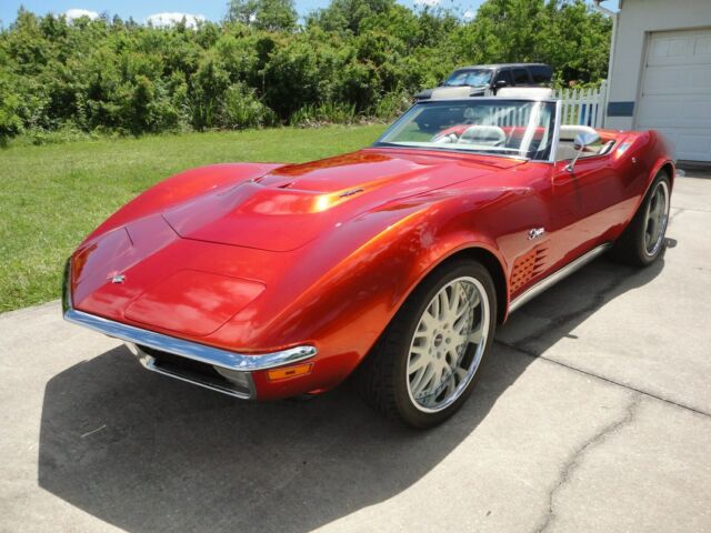 1970 Red Chevrolet Corvette Convertible