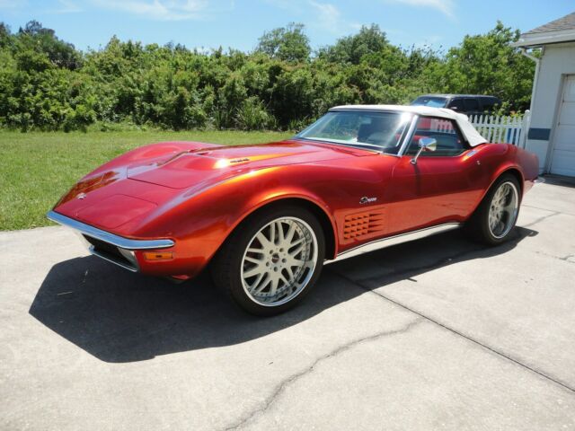 1970 Red Chevrolet Corvette Convertible