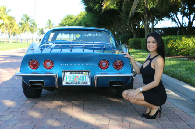 1970 Blue Chevrolet Corvette Coupe