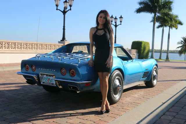 1970 Blue Chevrolet Corvette Coupe