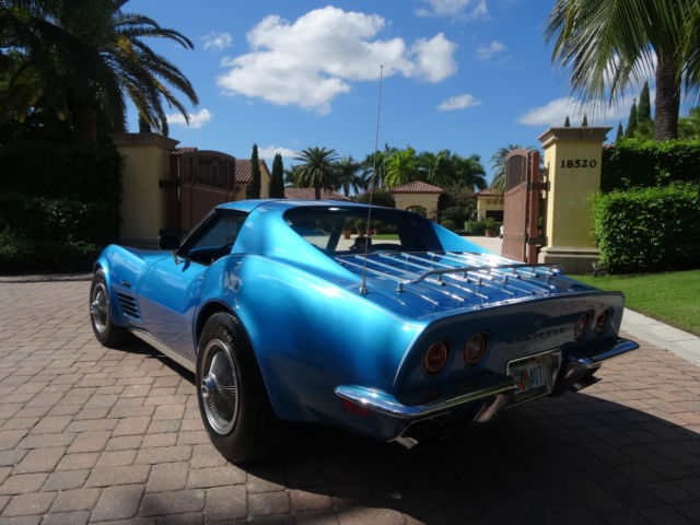 1970 Blue Chevrolet Corvette Coupe
