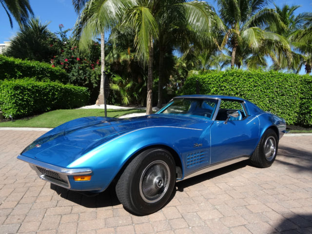 1970 Blue Chevrolet Corvette Coupe