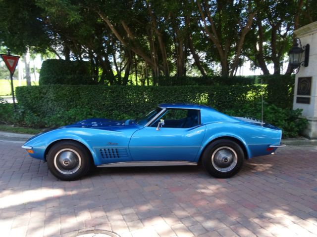 1970 Blue Chevrolet Corvette Coupe