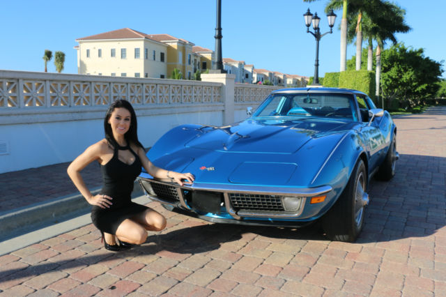 1970 Blue Chevrolet Corvette Coupe