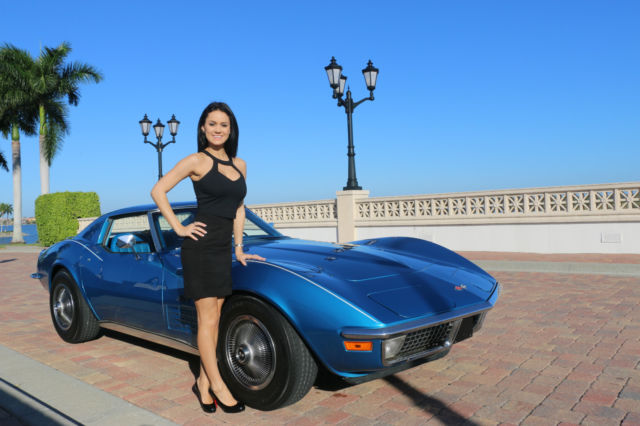 1970 Blue Chevrolet Corvette Coupe