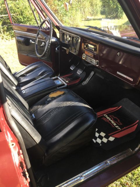 1970 Burgundy Chevrolet C-10