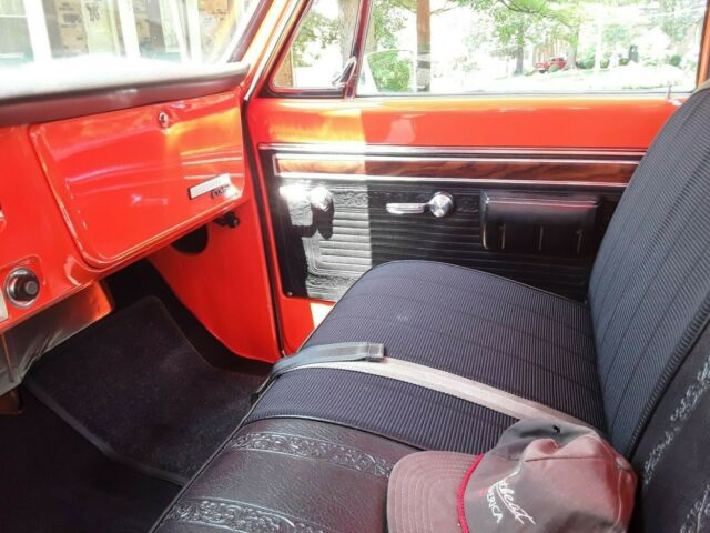 1970 Hugger Orange and white Chevrolet C10 Pickup Standard Cab Pickup