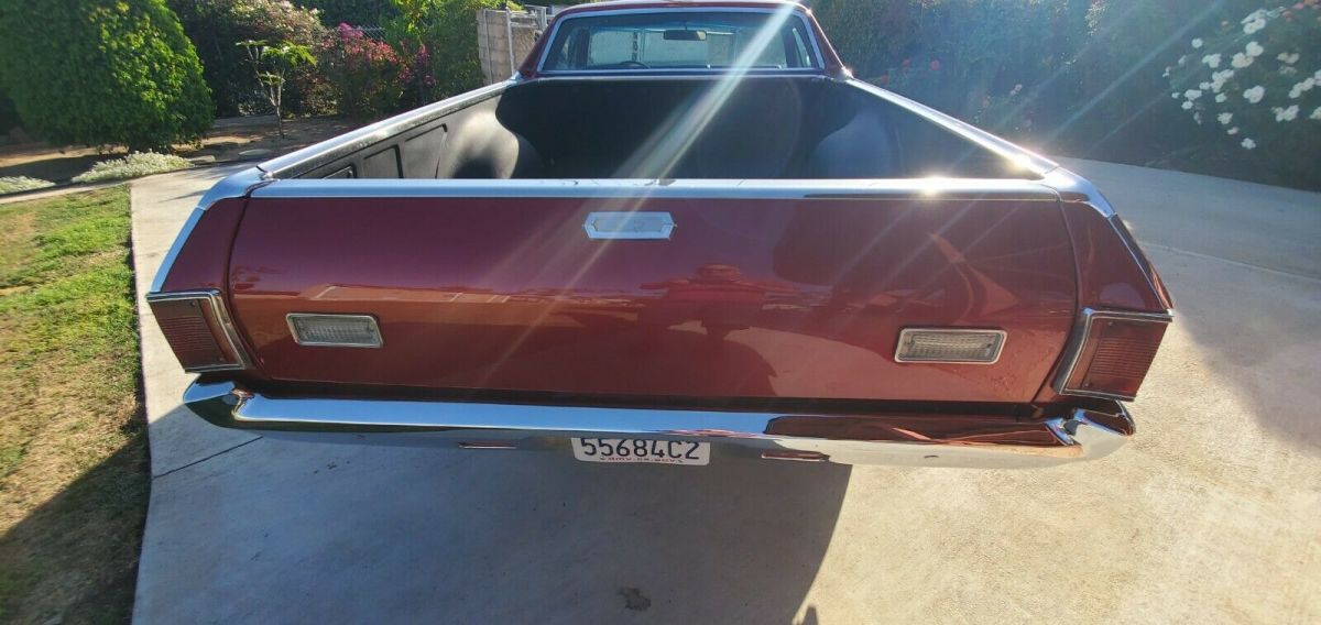 1970 Burgundy Chevrolet El Camino