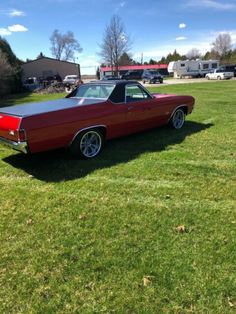 1970 Red Chevrolet El Camino