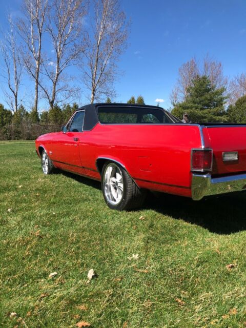 1970 Red Chevrolet El Camino