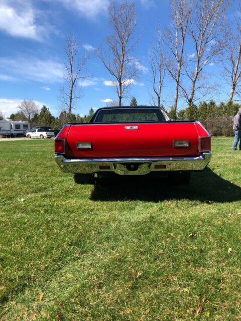 1970 Red Chevrolet El Camino