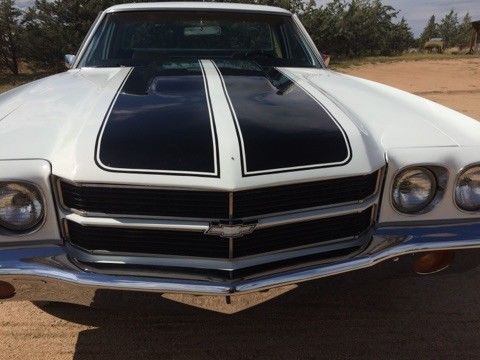 1970 White Chevrolet El Camino Standard Cab Pickup