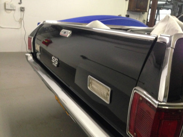 1970 Black Chevrolet El Camino PU