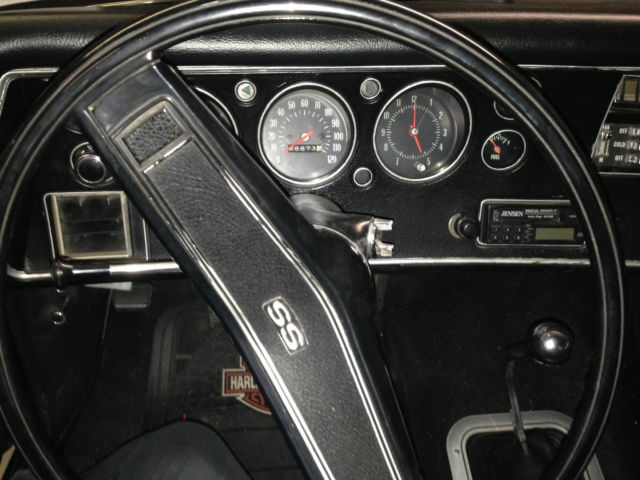 1970 Black Chevrolet El Camino PU