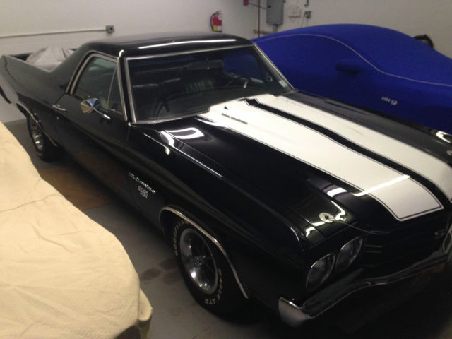 1970 Black Chevrolet El Camino PU