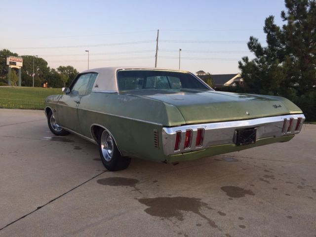 1970 Green Chevrolet Impala Coupe