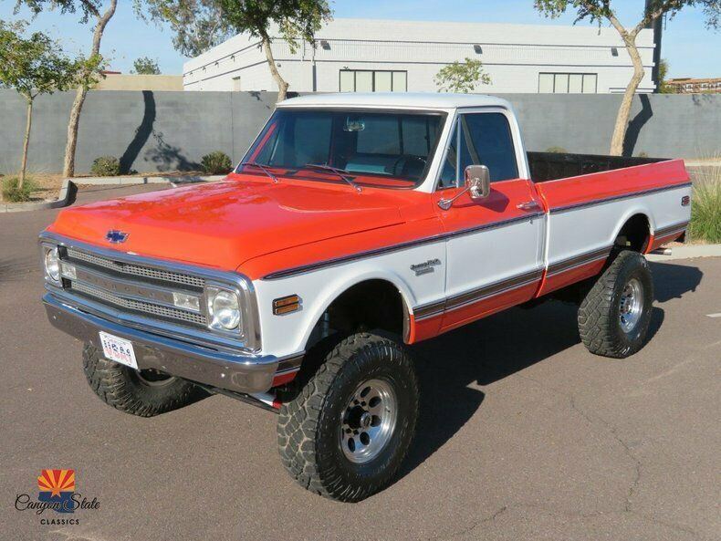 1970 Orange Chevrolet K-20