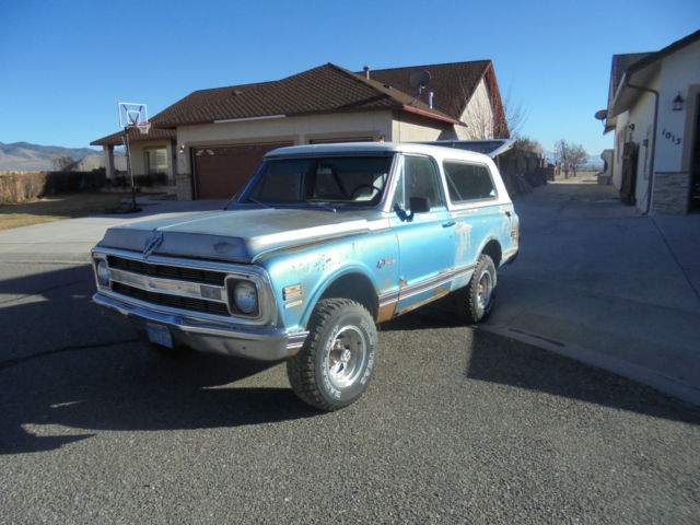 1970 Blue Chevrolet Blazer