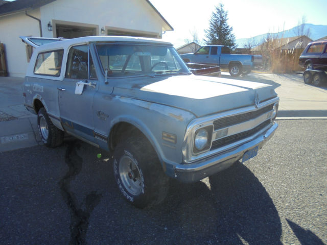 1970 Blue Chevrolet Blazer
