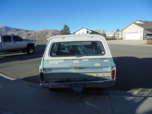 1970 Blue Chevrolet Blazer