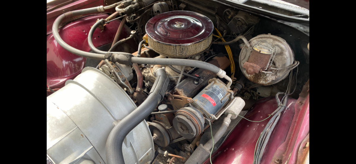 1970 Burgundy Chevrolet Monte Carlo Coupe