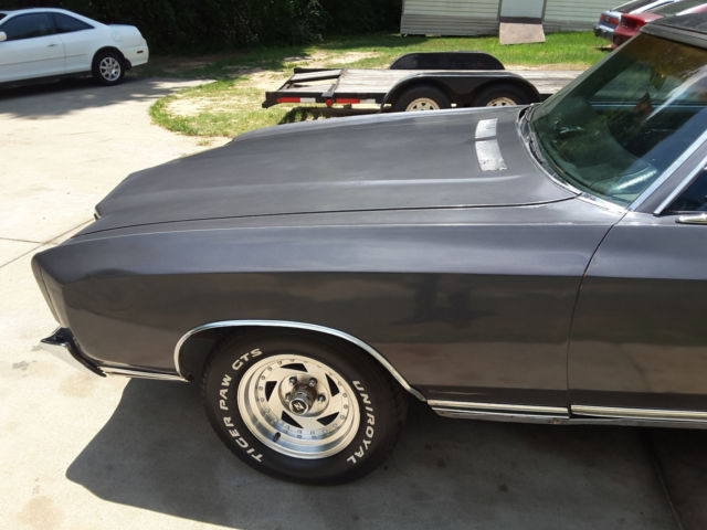 1970 Gray Chevrolet Monte Carlo Fastback