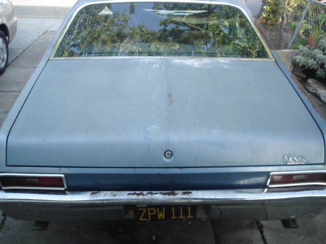 1970 Blue Chevrolet Nova