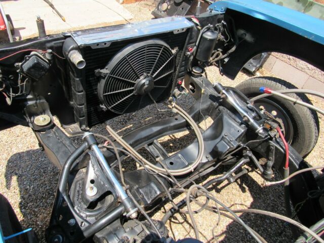 1970 Blue Chevrolet Nova 2-DR.