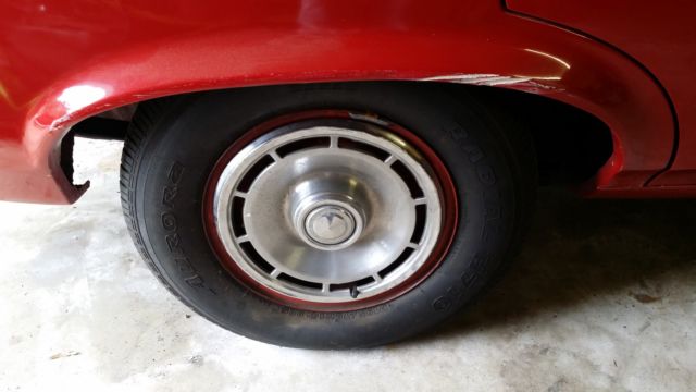 1970 Red Chevrolet Nova Sedan