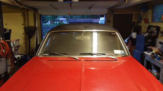 1970 Red Chevrolet Nova Sedan