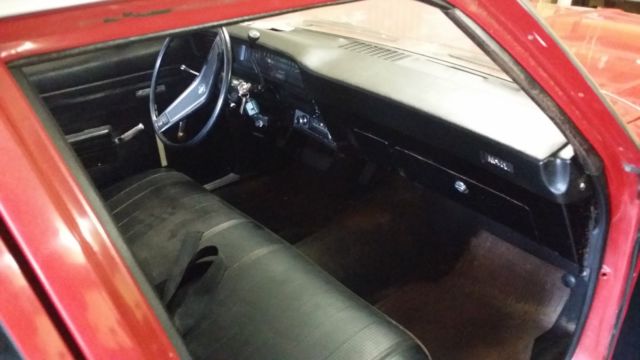1970 Red Chevrolet Nova Sedan