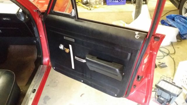 1970 Red Chevrolet Nova Sedan