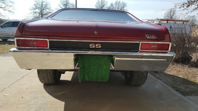 1970 Burgundy Chevrolet Nova Coupe