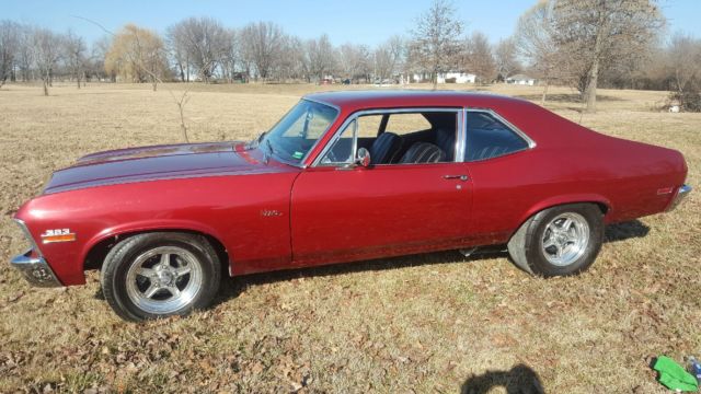 1970 Burgundy Chevrolet Nova Coupe