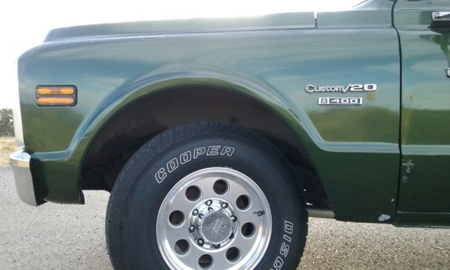 1970 Green (olive green) Chevrolet Other Pickups Pickup