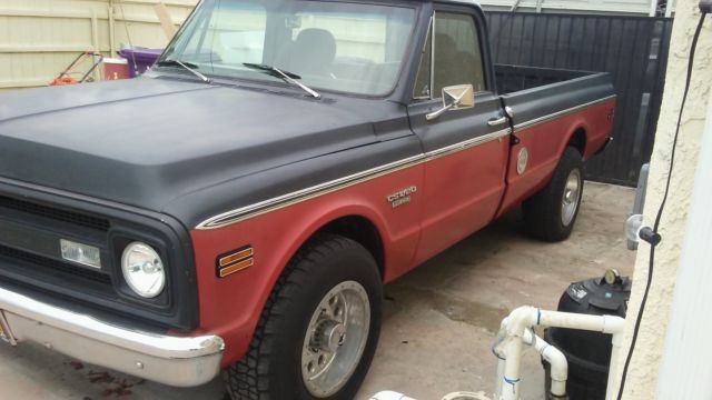 1970 Black Chevrolet C-10 Extended Cab Pickup