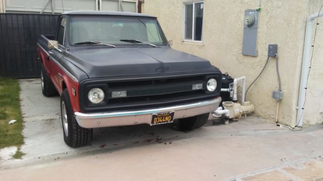 1970 Black Chevrolet C-10 Extended Cab Pickup