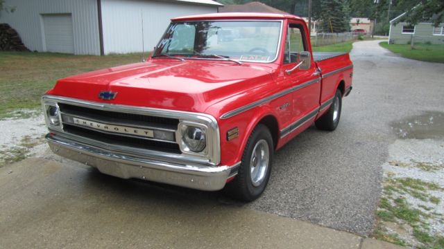 1970 Red Chevrolet C-10 Cab & Chassis
