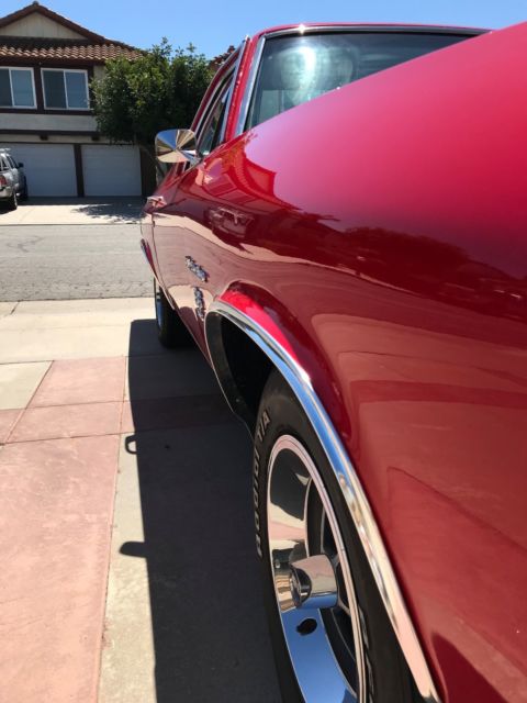 1970 Red Custom Chevrolet El Camino Standard Cab Pickup