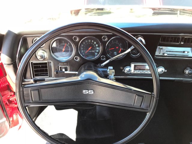 1970 Red Custom Chevrolet El Camino Standard Cab Pickup