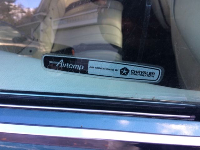 1970 Teal Chrysler 300 Series Convertible