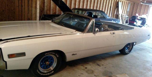 1970 White Chrysler 300 Series Convertible