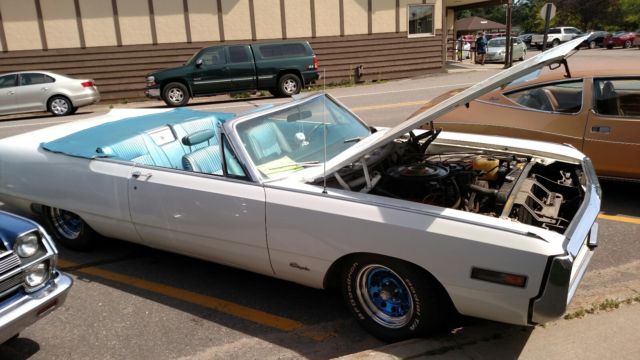 1970 White Chrysler 300 Series Convertible
