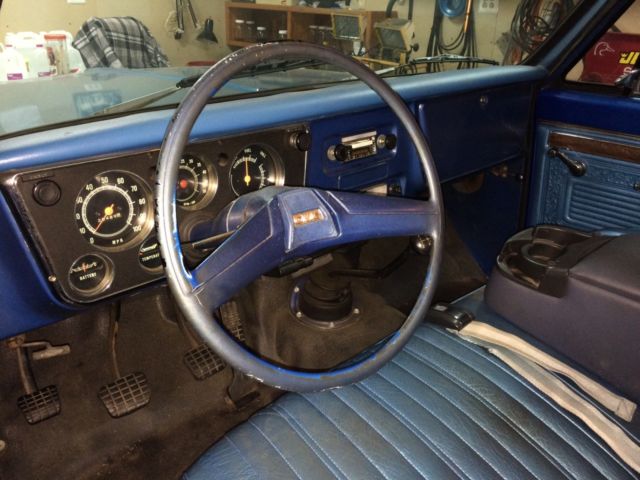 1970 Medium Blue Metallic GMC C-10 Crew Cab Pickup