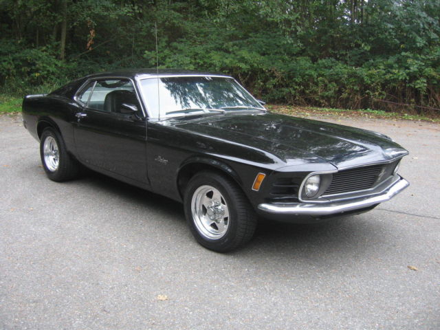 1970 Black Ford Mustang Fastback