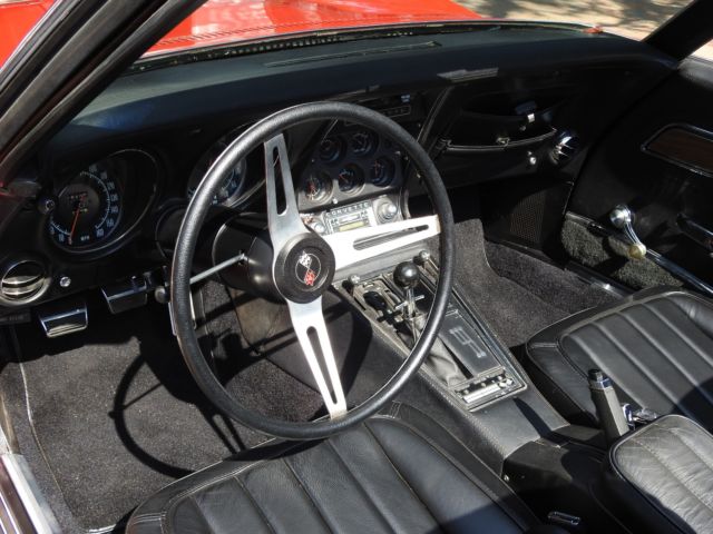 1970 Red Chevrolet Corvette Convertible