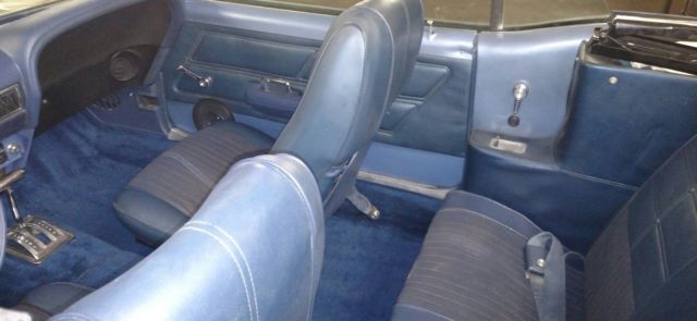 1970 Blue Ford Mustang Convertible