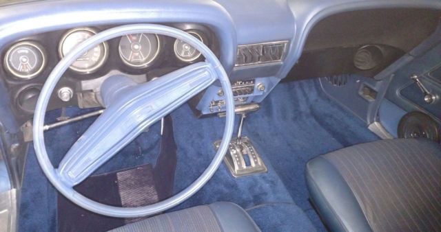 1970 Blue Ford Mustang Convertible