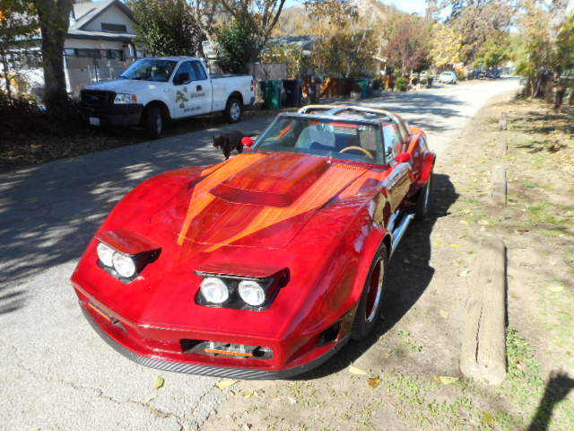 1970 Custome candy apple red Chevrolet Corvette